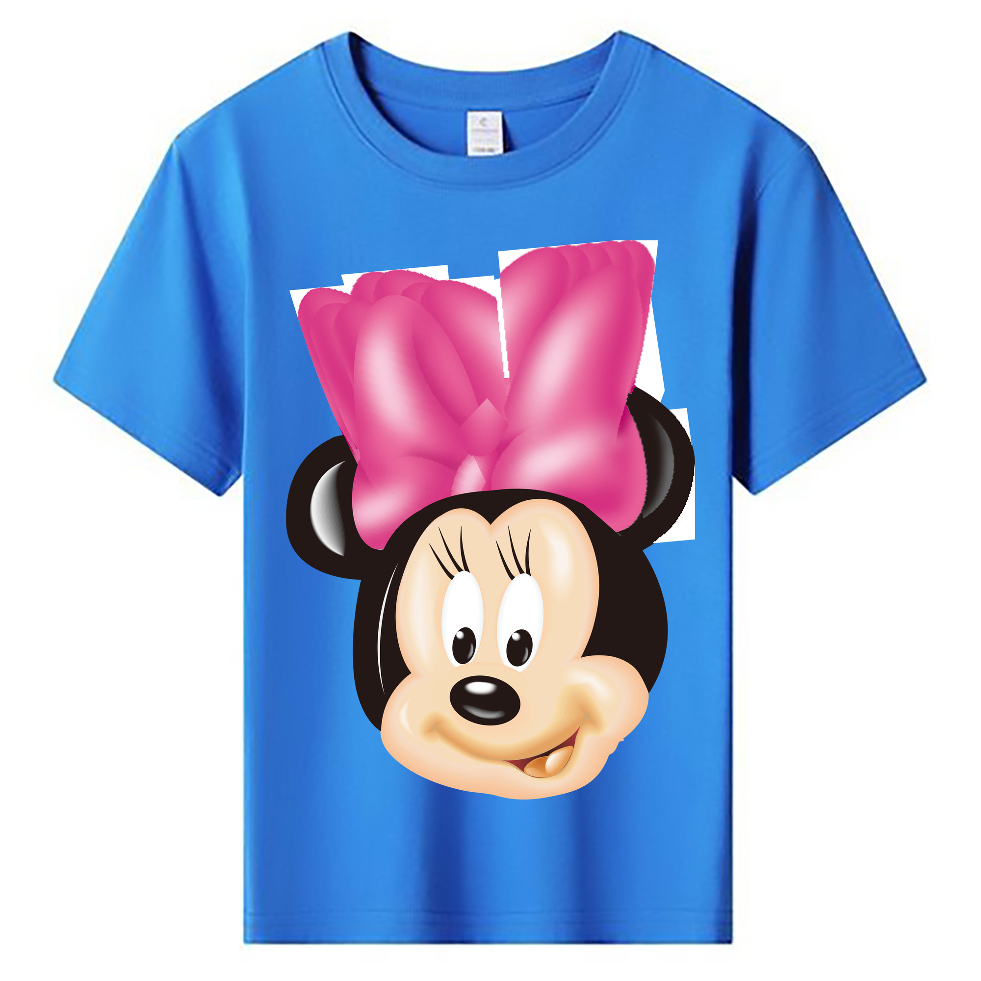 ミッキーマウス Mickey Mouse 綿100％キッズTシャツ（フロントプリント）